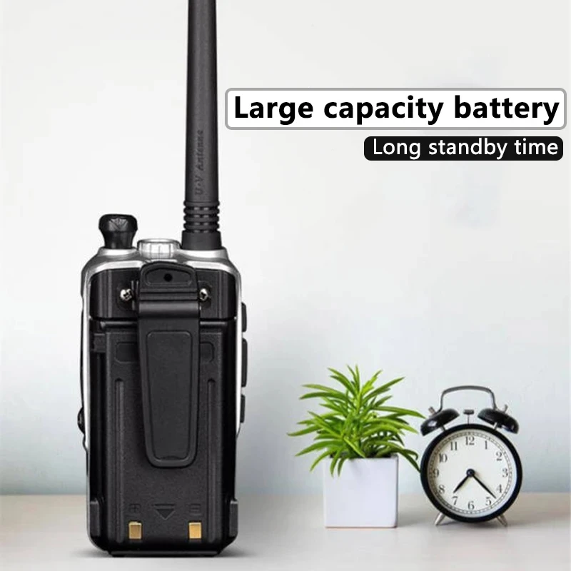 Baofeng UV-5R + PLUS 10W Walkie Talkie VHF UHF Tri Power Long Range High Power USB ชาร์จ DTMF สําหรับอัพเกรด UV-5R Ham Two Way วิทยุ