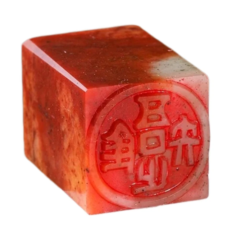 2-センチメートル赤石仕上げレジャーシール不規則なトップコーナースタンプ中国書道絵画漆扇スタンピング手作りギフト