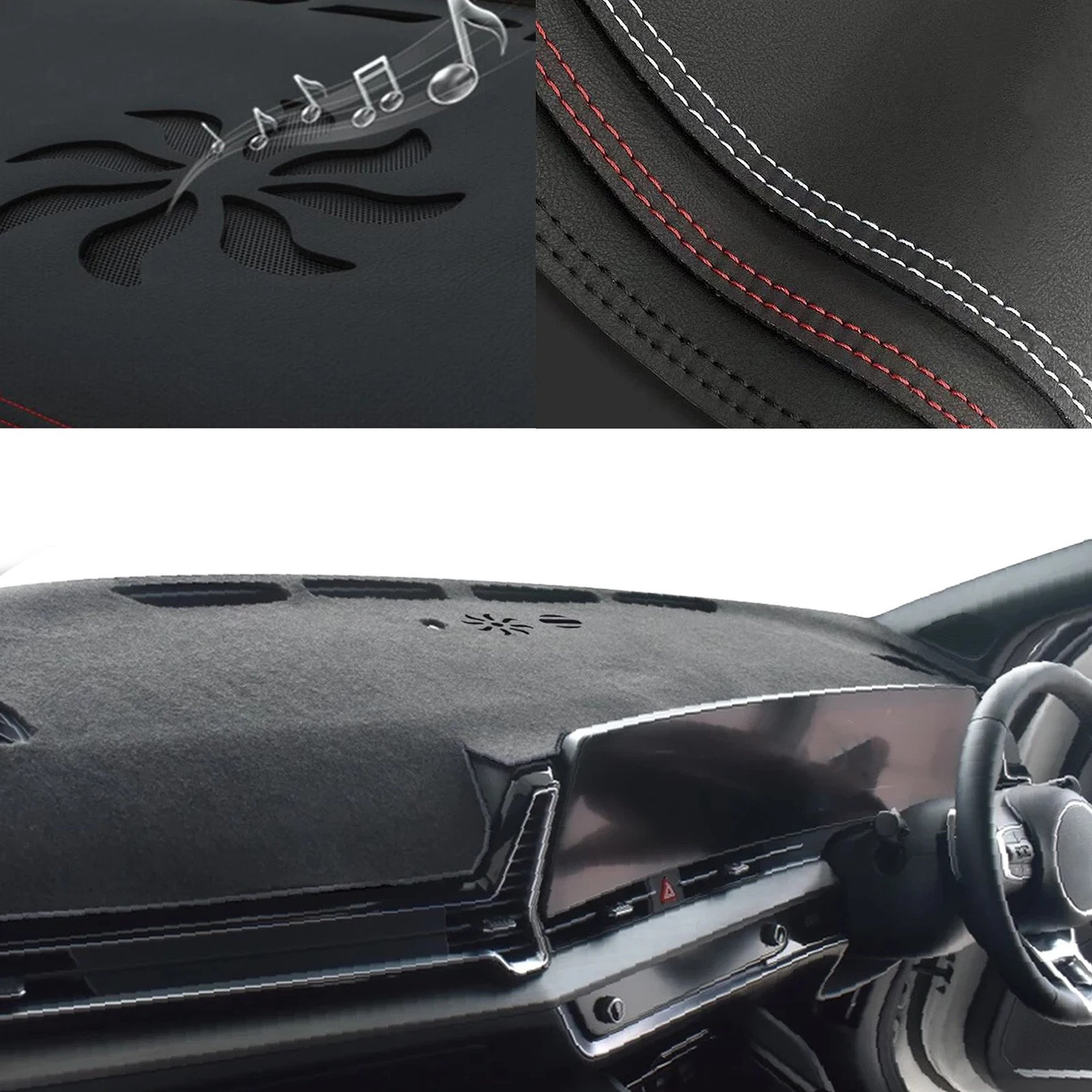 

for Kia Sportage NQ5 (Not fit for With HUD) Special Customized Dashboard Cover Anti‑Glare Sunshade Pad Dash Mat Interior