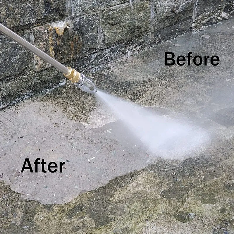 Boquilla Turbo para boquilla giratoria de agua fría y caliente, orificio de conexión rápida de 1/4 pulgadas, 1 Uds.