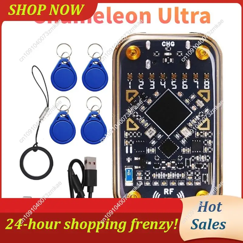 

Daily Sale Chameleon Ultra Smart Card Emulator Reader RFID 125Khz 13.56Mhz NFC Chip Decode Duplicator+ 4XUID Keychain