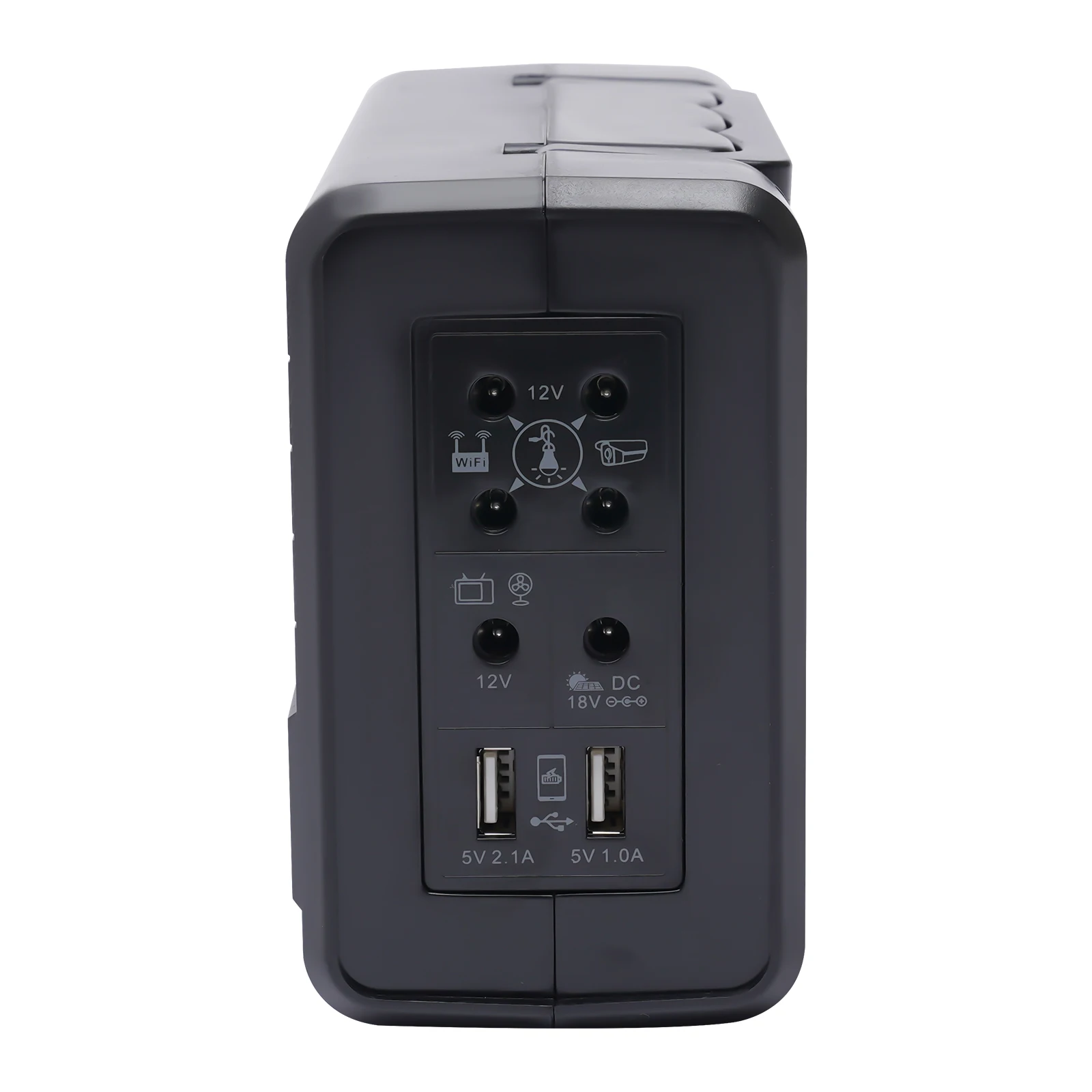 Портативный солнечный генератор с солнечной панелью и комплектом светодиодных ламп для аварийного резервного питания USB-розетки постоянного тока для кемпинга, путешествий на открытом воздухе