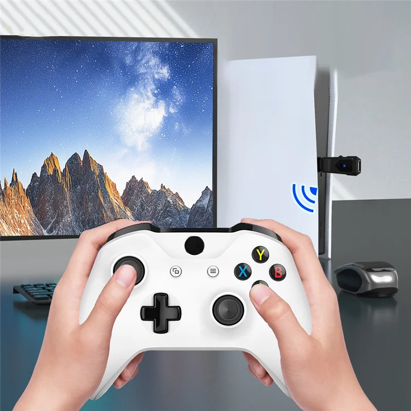 Wireless USB Konverter Für PS5 PS4 PS3 Schalter OLED Bluetooth Gamepad Game Controller Adapter Wired Controller Adapter