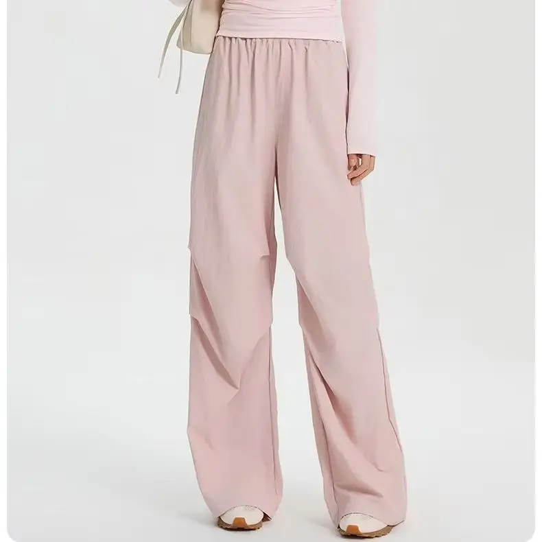 Women's Cropped Yoga Trousers: Slim-fit, Breathable, Flowing, Perfect for Petite Figures – Lightweight Summer Style