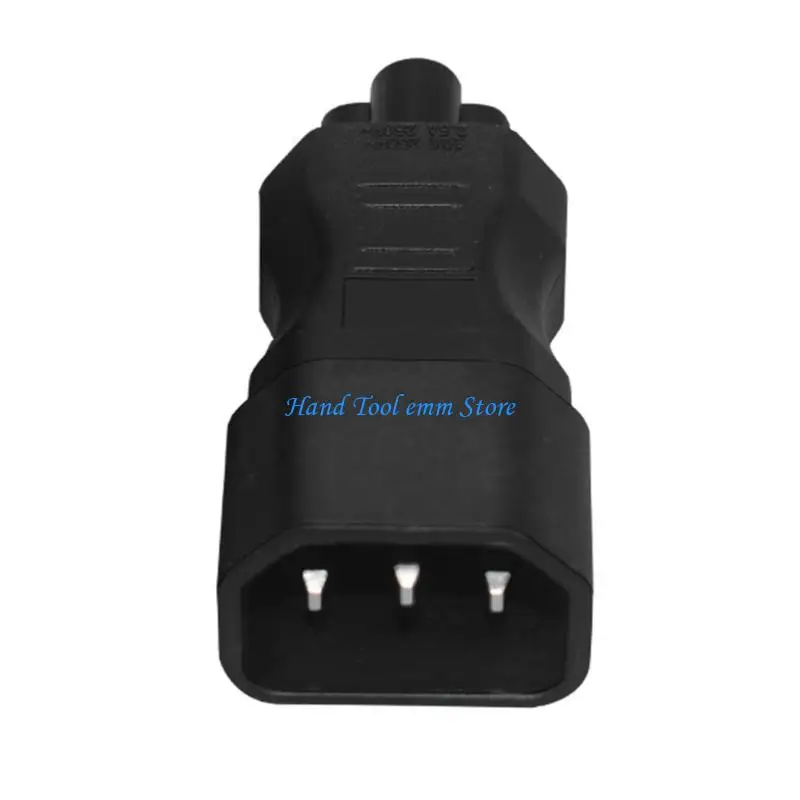 H37F IEC320 C14 to C5 Cloverleafs Power Adapter Converters Copper Female to Male PVC