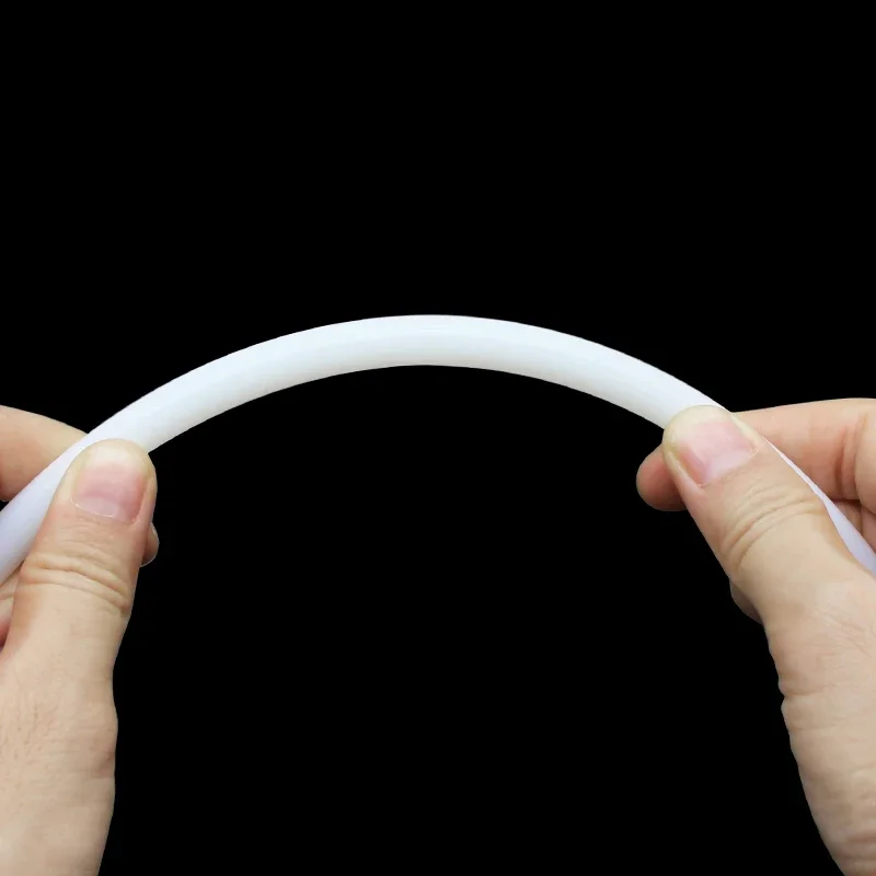 1~10M PTFE Tube For 3D Printer Parts ID 0.5 1 2 2.5 3 4 5 6 7 8 10 mm Milk White Insulated Hose 600V Extruder J-head Rigid Pipe