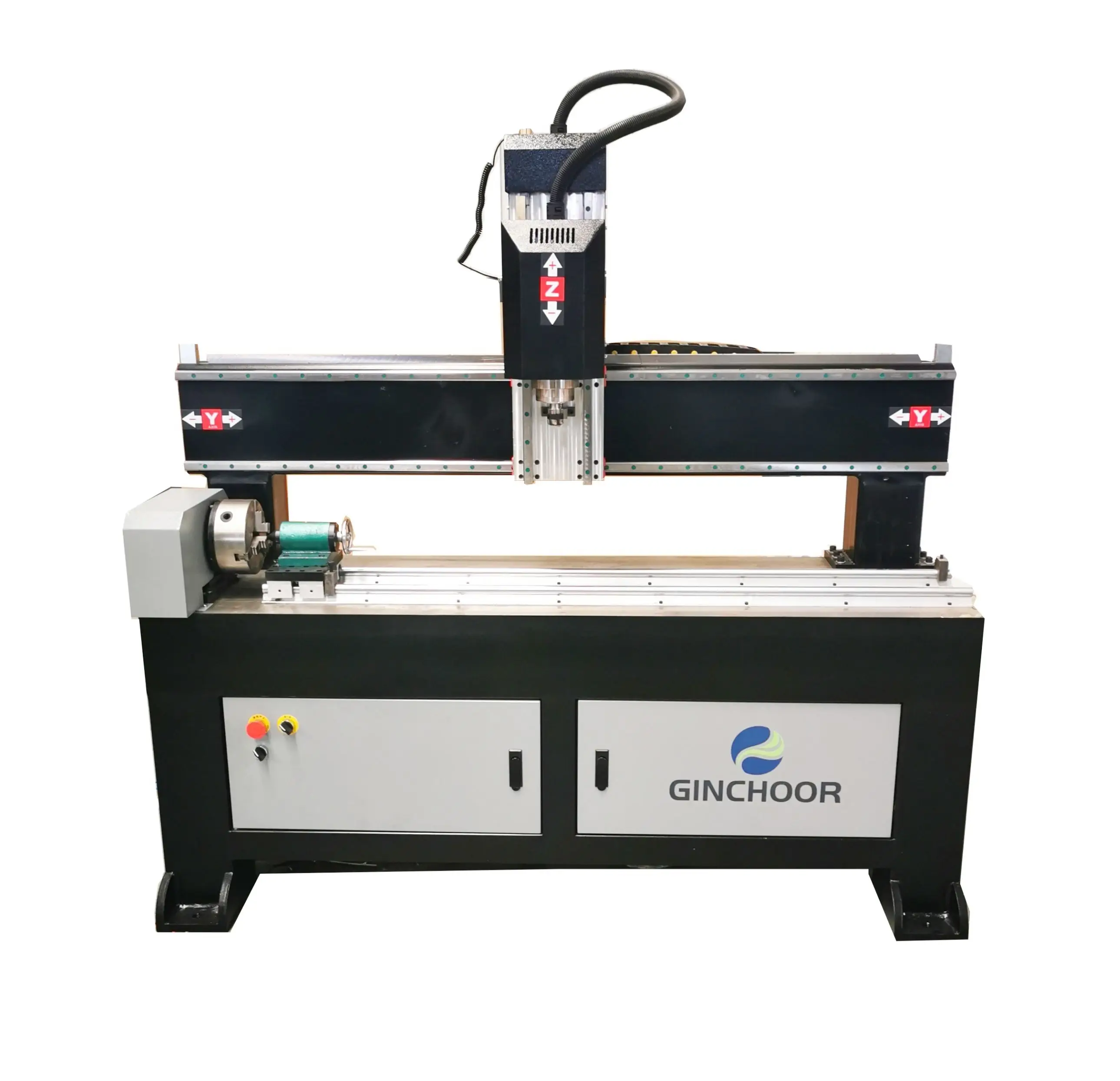 Roller Engraving Rotary Cnc Router Machine for Solid Wood Customizable Machine Rotary Axis Cylinder