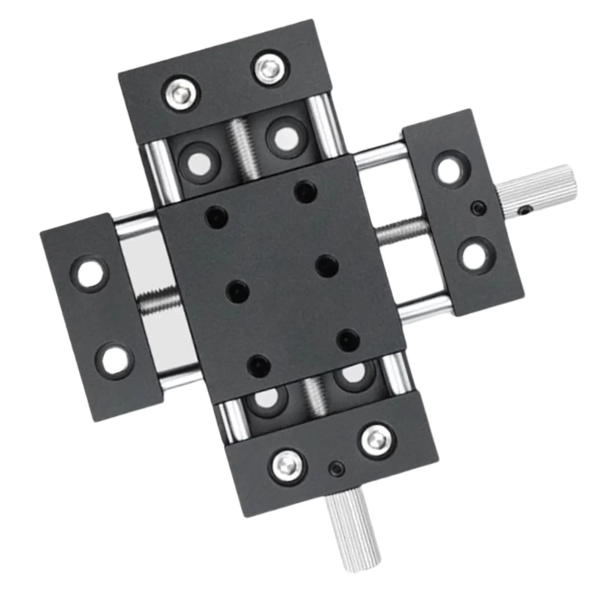 A002 XY Heavy Linear Optical Guide Rod Screw Adjustment Table Small Manual Fine-Tuning Slide DXY40-20