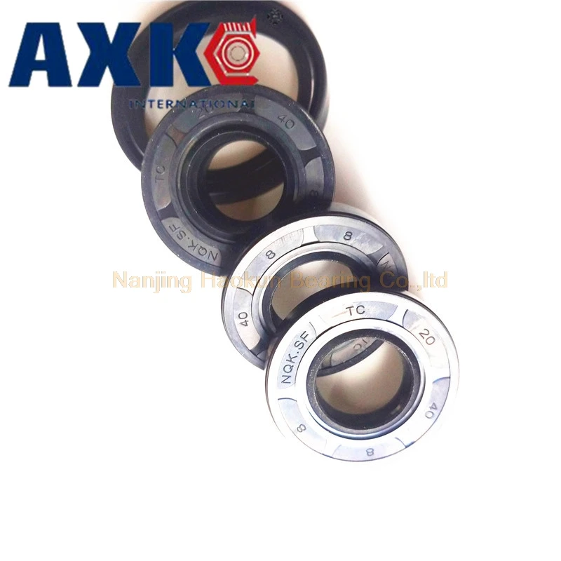 AXK 43x55x8/9 43*58*8 43x58x8 43*60*10 43x60x10 Nitrile Rubber NBR Two Lip Spring TC Gasket Radial Shaft Skeleton Oil Seal