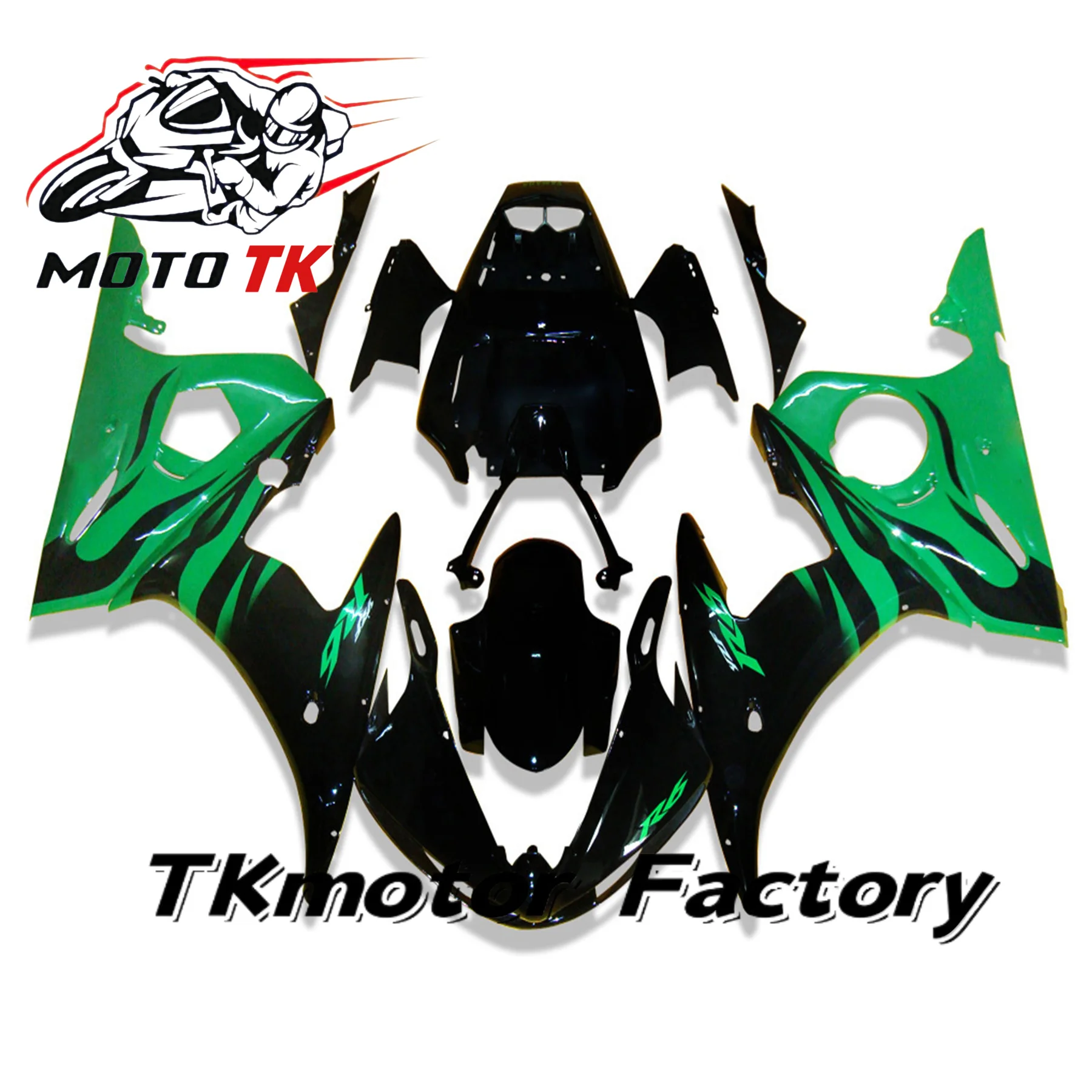Full pour For Yamaha YZF R6 2003-2005 ABS kit Injection Molded Fairing Kit Motorcycle Bodywork Plastic Parts Full Fairing 2003