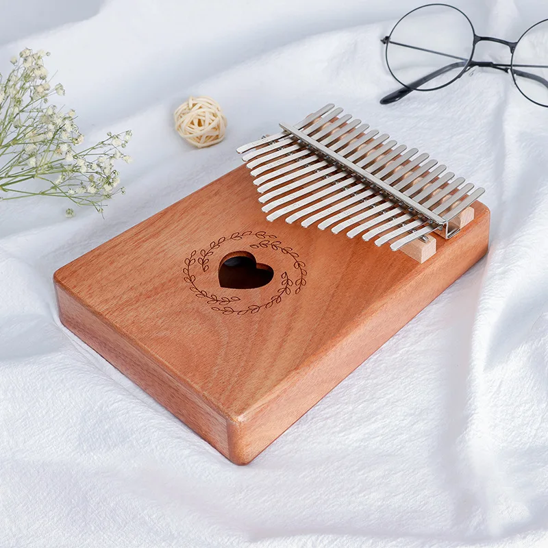 17 Tasten Kalimba Professional Daumen Klavier hochwertige Mahagoni Kalimba 17 Tasten Finger Klavier tragbare Tastatur Instrument