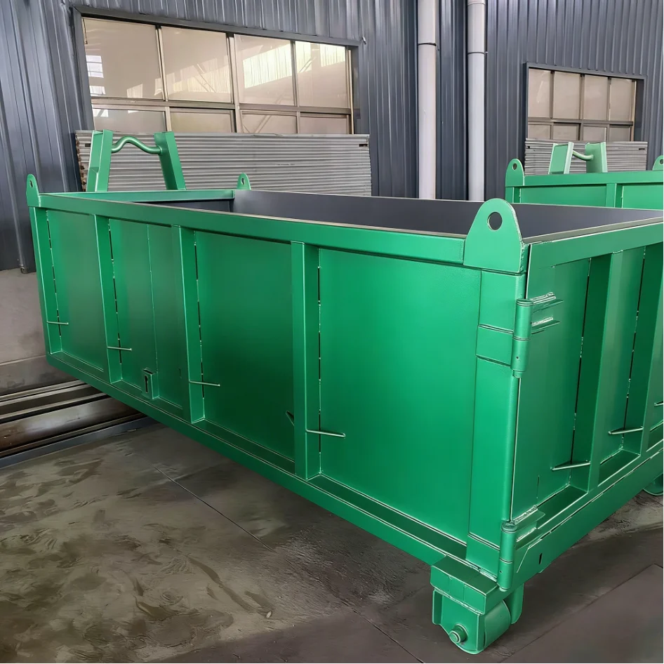 Customized Volume Hook Lift Bin with High Strength Structure