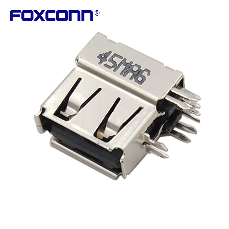 

Foxconn UB111M3-CA4S4-7H Side insert 90 ° USB2.0 Socket Curling Straight foot