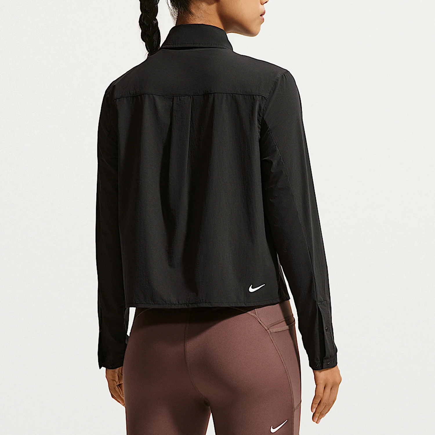 Nike genuine women's windproof and comfortable sports long sleeved polo shirt jacket IR7297-010