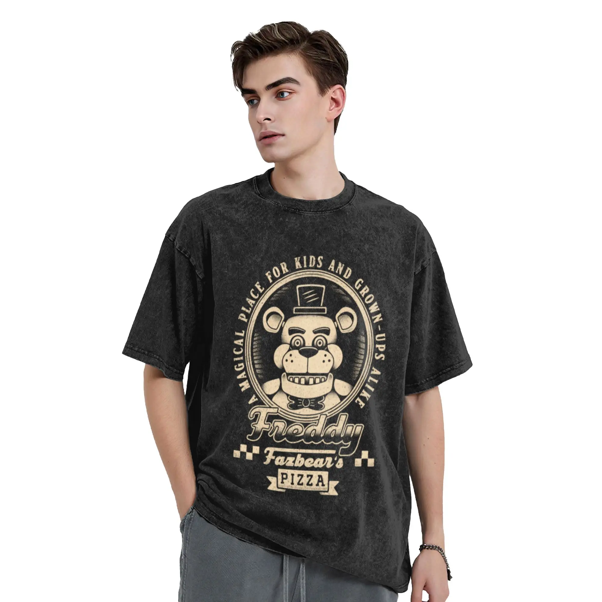 A Magical Place For Kids Grunge Unique Trendy A T-Shirt Oversized Short Sleeve Men's Women's Cotton Tees Tops