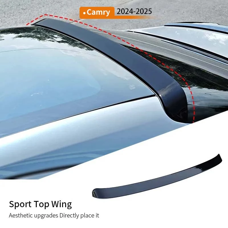 

For Toyota Camry 2024-2025 Car Tail Wing Rear Trunk Spoiler Wing Roof Spoiler Wings Auto Accessories