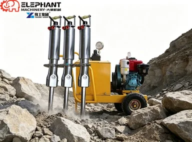 Hydraulic Rock Concrete Splitters Granite Stone Splitting Machine For Stone Quarry Processing