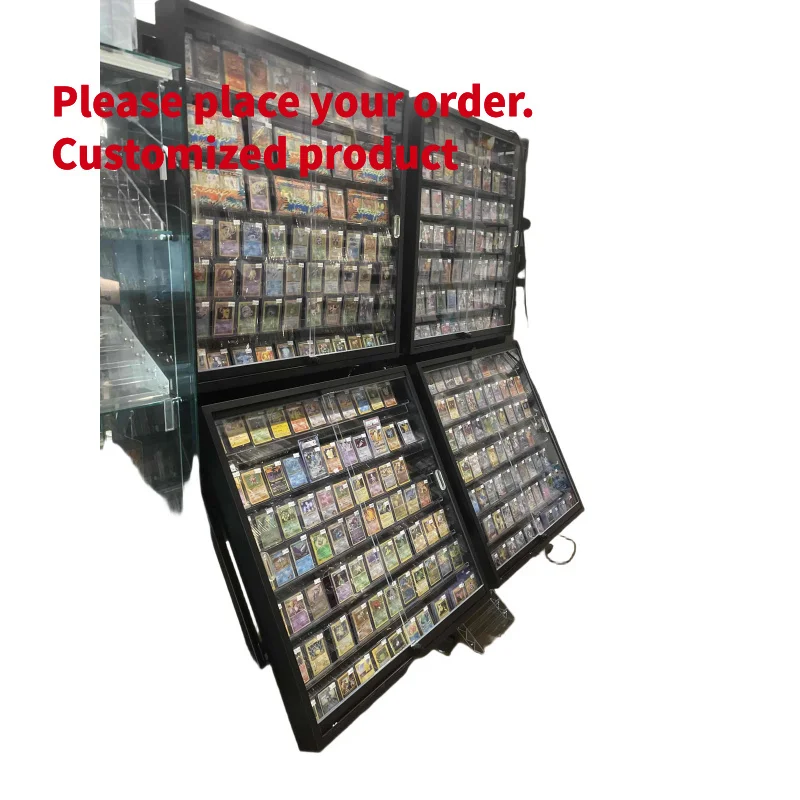 custom.Adjustable Acrylic Board Custom Card Display Stand Retail Card Holder showcase Shop Merchandise Display Rack