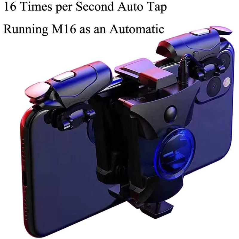 

A69F-Mobile Phone Trigger Mobile Game Controller Portable Foldable Pressure Fast Shot Compatible With Iphone And Android