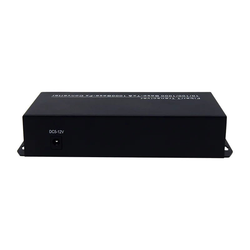 4 SC Optical Fibers 2 Gigabit RJ45 Ports Media Converter 10/100/1000Mbps Ethernet to BIDI Fiber Transceiver