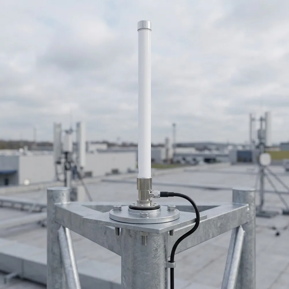 1.4GHz Outdoor For Antenna Omnidirectional Fiberglass IP67 for SMA Male 5dBi 1370-1470MHz Vertical Polarization