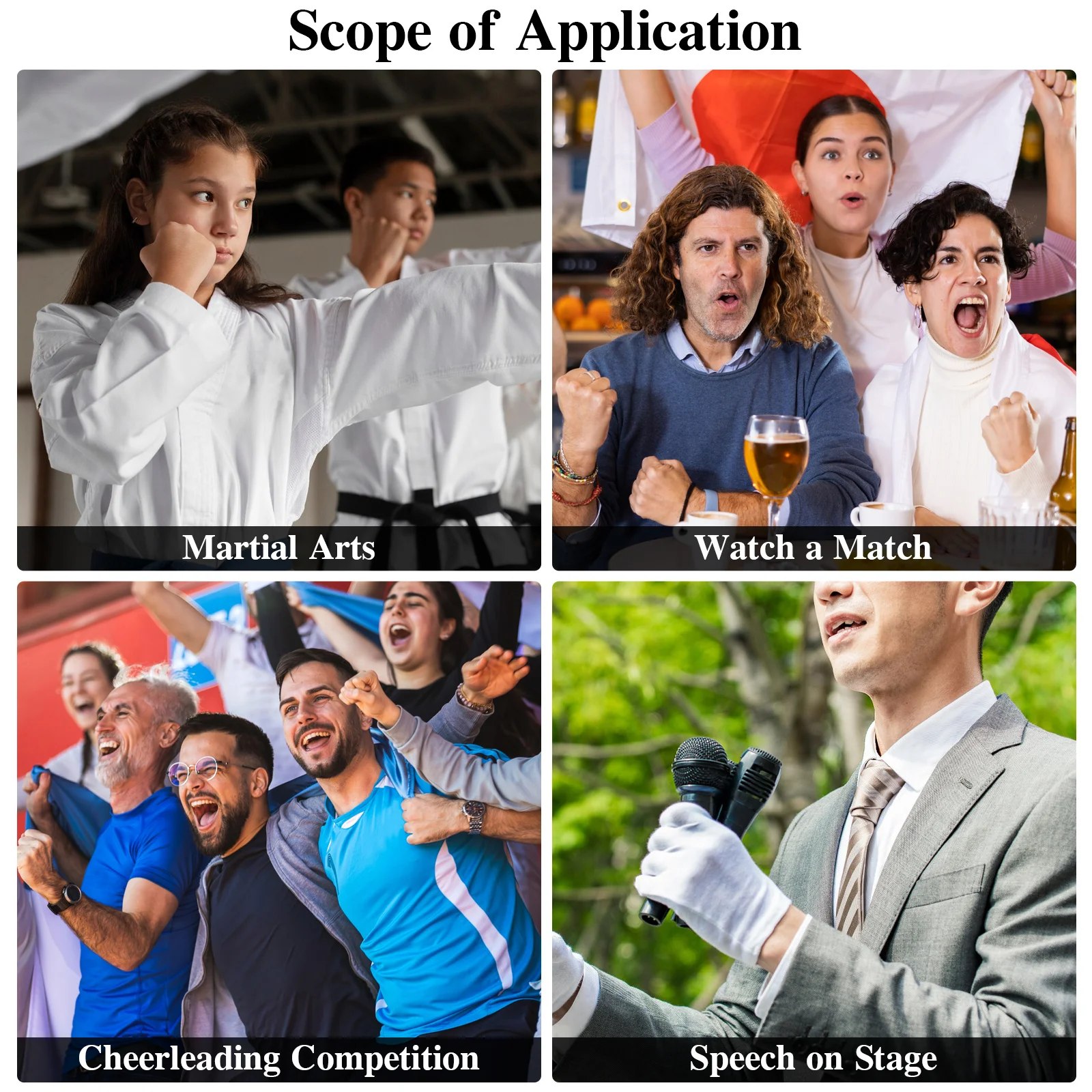 

White Japanese Style Sports Headband Moderate Width Sweat Absorbing Bandana for Karate Samurai Dojo Training Japanese Headband