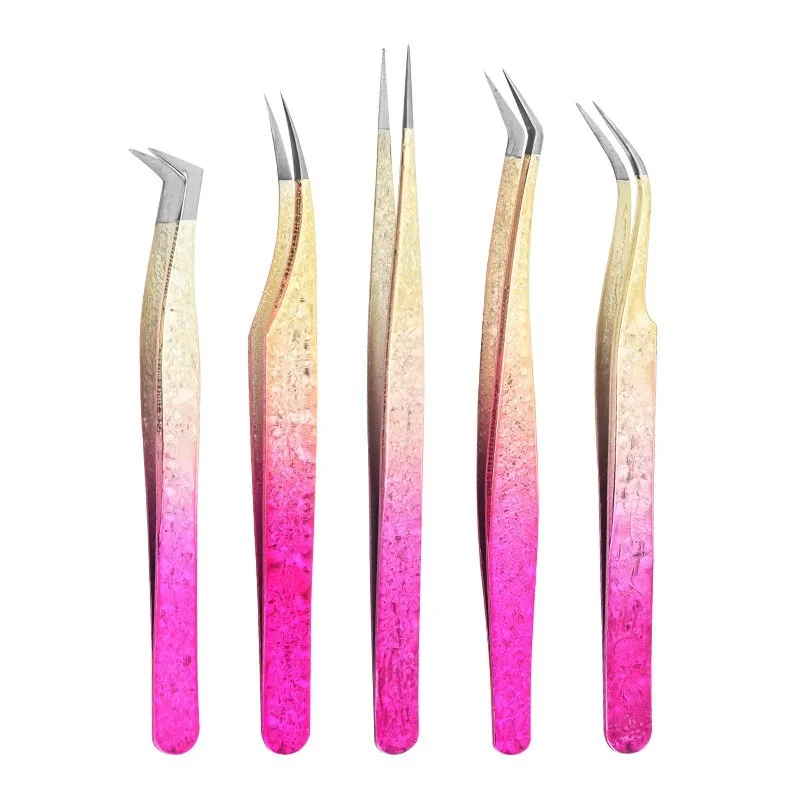 つけまつげ用ピンセット ファイバーチップ ラッシュピンセット まつげエクステ ファイバーチップ ラッシュピンセット まつげ用