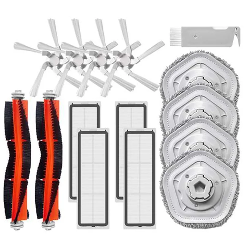 

ABNL для Xiaomi Dreame Bot W10 W10 Pro Самоочищающийся робот-пылесос Основная щетка Боковая щетка HEPA-фильтр Швабра Запчасти