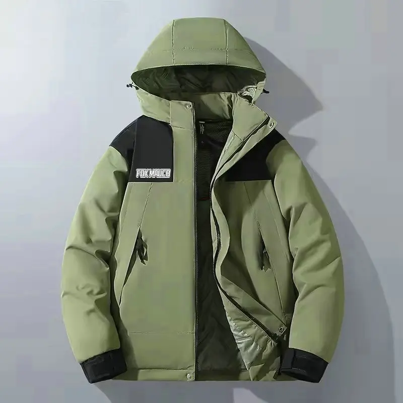 

2026 FOXMAUCB Hiking Warm Casual Jacket Cycling Down Garment Male Mountain Bike Outerwear Chaqueta De Ciclismo Hombre Invierno