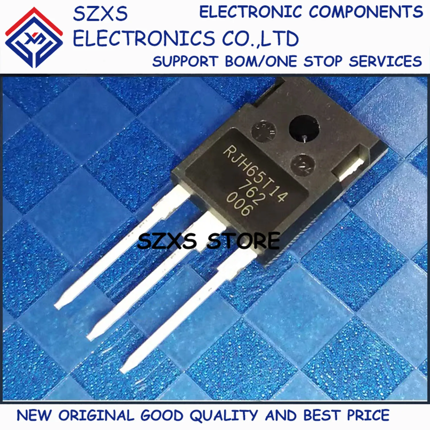 

New Original 10Pcs RJH65T14 RJH65T14DPQ TO-247 650V 100A Powerful IGBT Transistor In Stock Electronic Components Good Quality