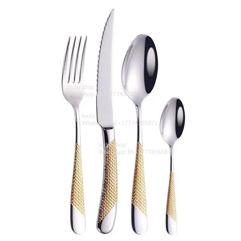 16-piece Set, Tableware, Knives and Forks, Full Set of Steak, Knives and Forks, Spoons.
