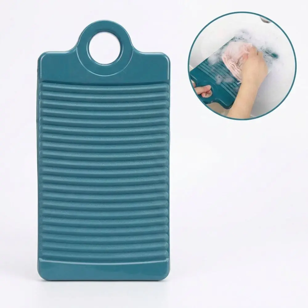 Non-Slip Design Mini Washing Board Lightweight Manual Operation Hand Washboard Small Laundry Scrubber Board Clothes Washing
