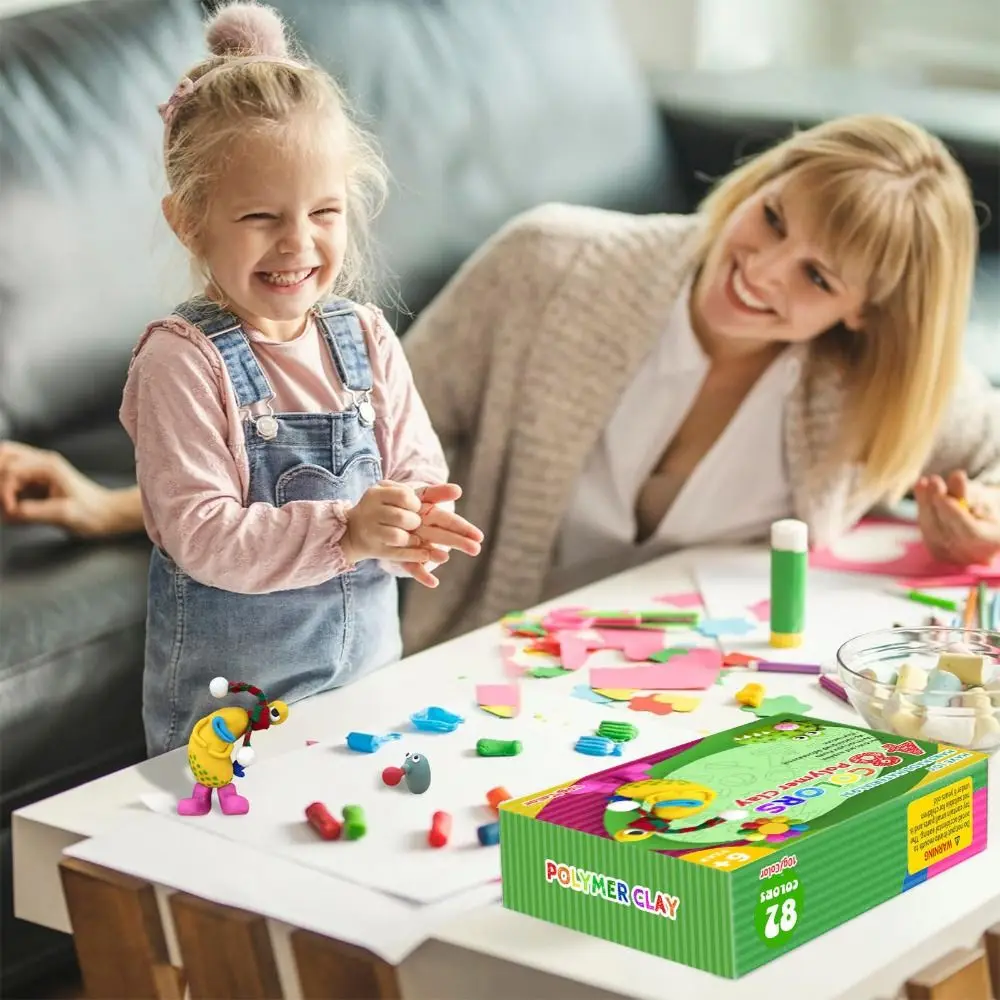 Nuovi blocchi di argilla polimerica 24/32 colori colorati con strumenti forno cottura argilla fai da te modellatura leggera plastilina