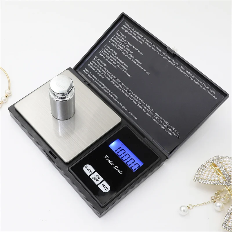 Precision CS Scale Jewelry Gold Electronic Jewelry Scale 0.01g Weight Scale Portable Medicinal Beads Treasure Electronic Balance
