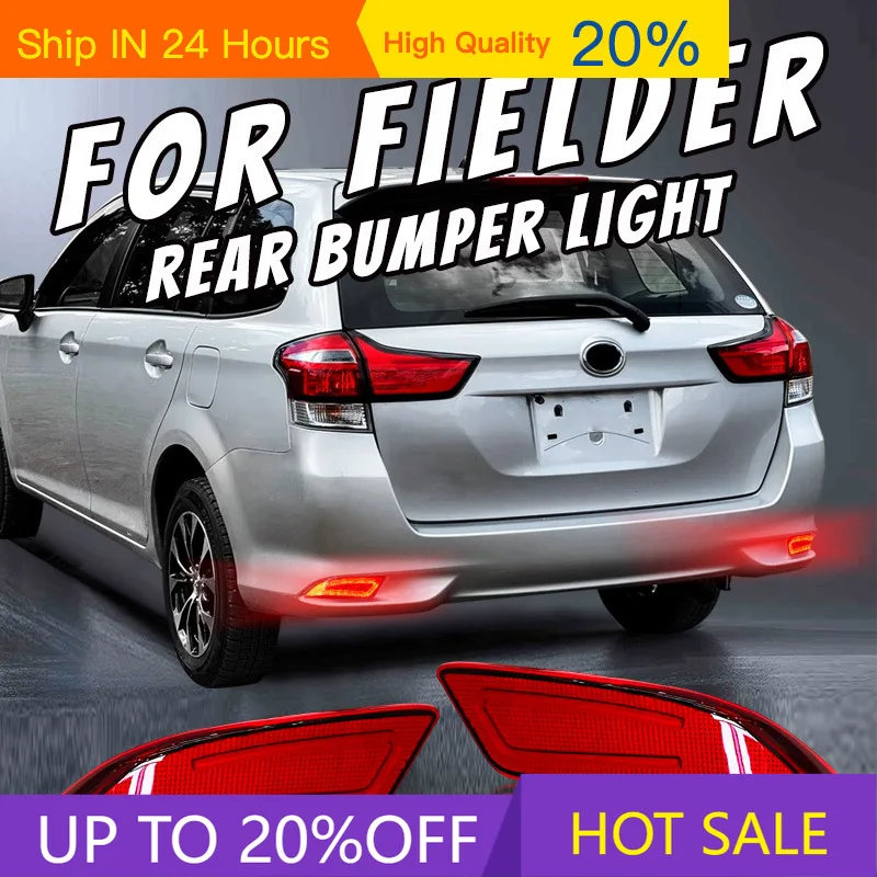 Для Toyota Corolla FIELDER Touring Sports Edition 2 шт. Автомобильный светодиодный светильник заднего бампера, отражатель, сигнальная лампа в сборе, стоп-сигналы