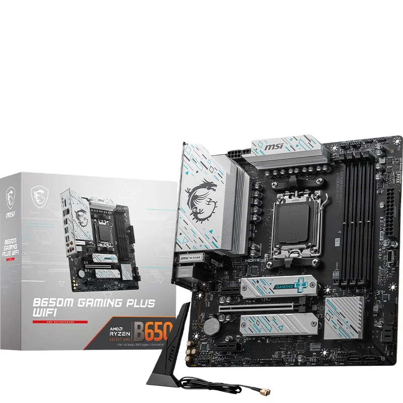 

Brand New Box B650M GAMING PLUS WIFI AM5 Motherboard b650