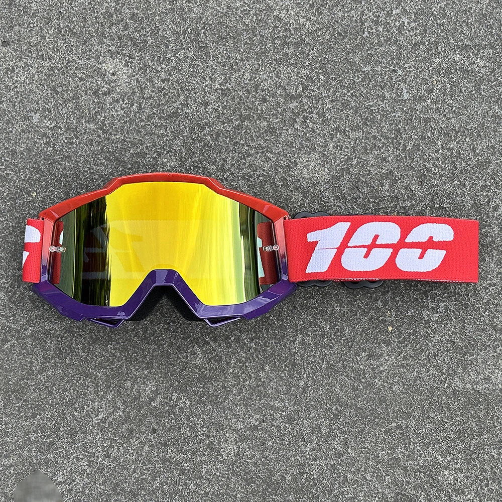 حار 100 دراجة نارية نظارات نظارات موتوكروس نظارات خوذة MX موتو الترابية دراجة ATV التزلج الرياضة في الهواء الطلق الزجاج سكوتر Googles قناع #4