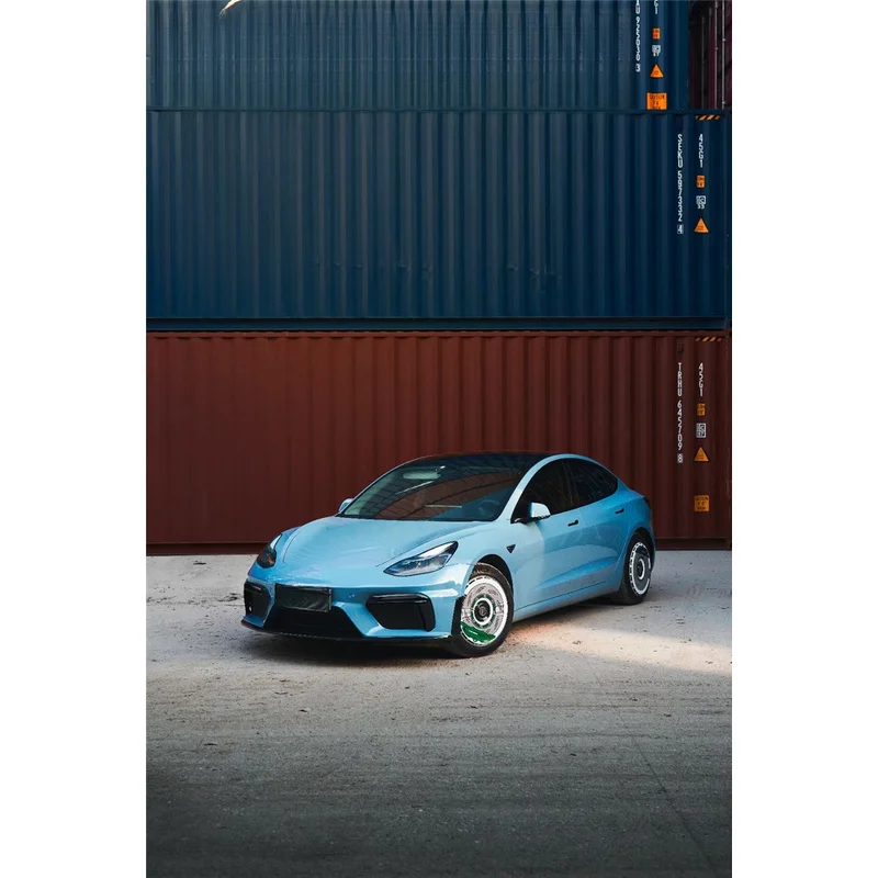 Fashion Style Front Bumper Body Kit PP Plastic Fit For Model 3 Parts