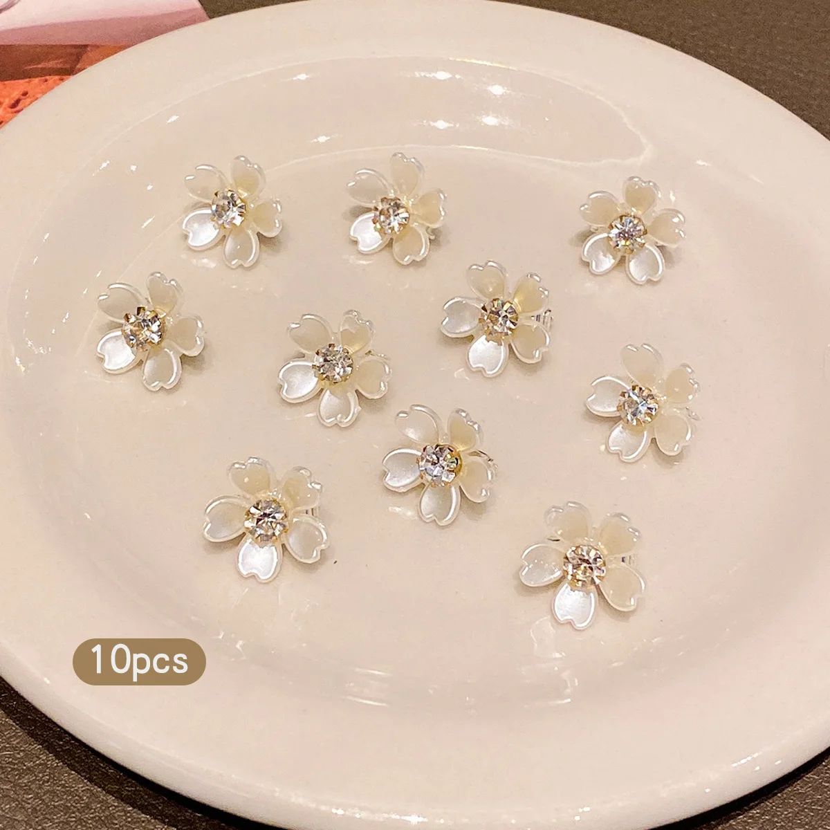 10 Shell Flower Hair Clips Korean Edition Fashion Hair Clips Suitable for Daily Use