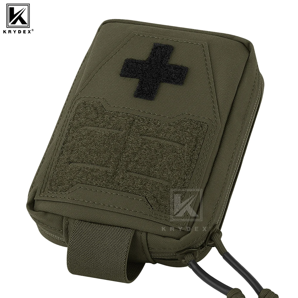 

Тактический медицинский подсумок KRYDEX IFAK для оказания первой помощи, держатель для турникета, сумка для травм, для жилета, ремня, охоты, активного отдыха