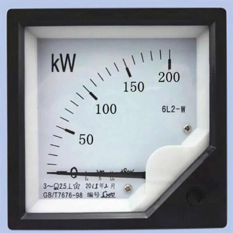Power Swr Watt Meter Pointer Ferramenta de Diagnóstico Wattmeter Tester Instrumento Elétrico ac 6l2 60kw 200kw 600kw 380v 5a 1pc