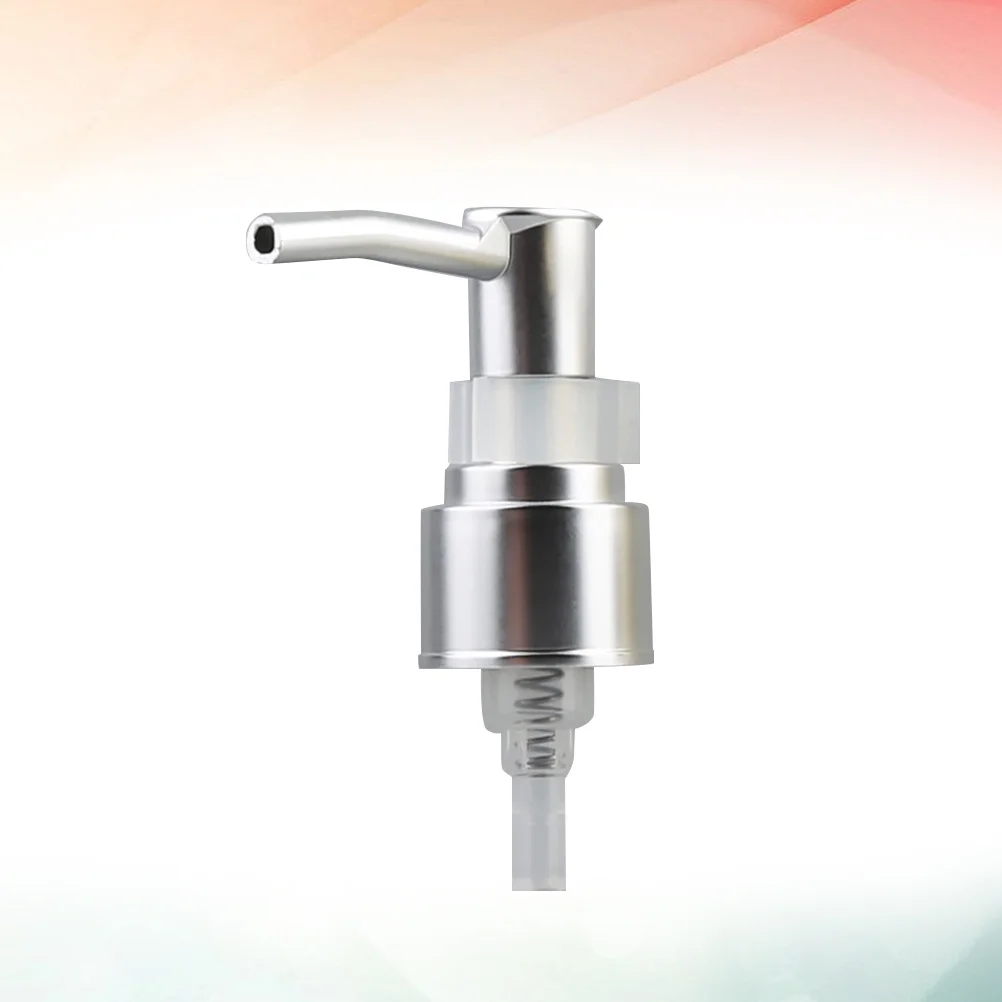 

4Pcs Lotion Dispenser Pumps Press Type Replacement Pumps for Soap Bottles 7x4cm Silver Perfect for Home Soap Dispenser Pump