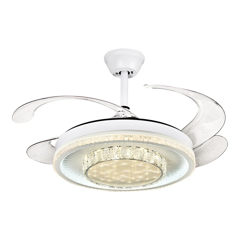 

Современный простой вентилятор для спальни, столовой, потолочный вентилятор, ультратонкий бытовой вентилятор, все в одном, невидимый электрический вентилятор