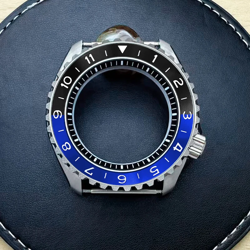 42mm SKX007 SKX009 Bilayer Dome Sapphire Glass Case Fits NH35 NH36 4R35 7S26 Movement 28.5mm Dial With Bezel Insert Watch Cases