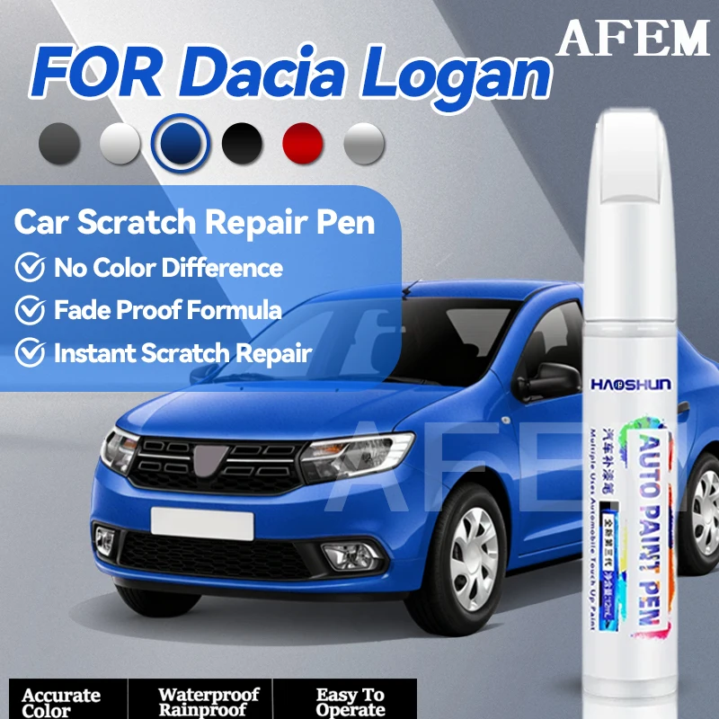 Specialized Automobiles For Dacia Logan Car Paint Repair Pen Paint Scratch Repair Accessories Bronze Pearl Black Indigo Blue Gre