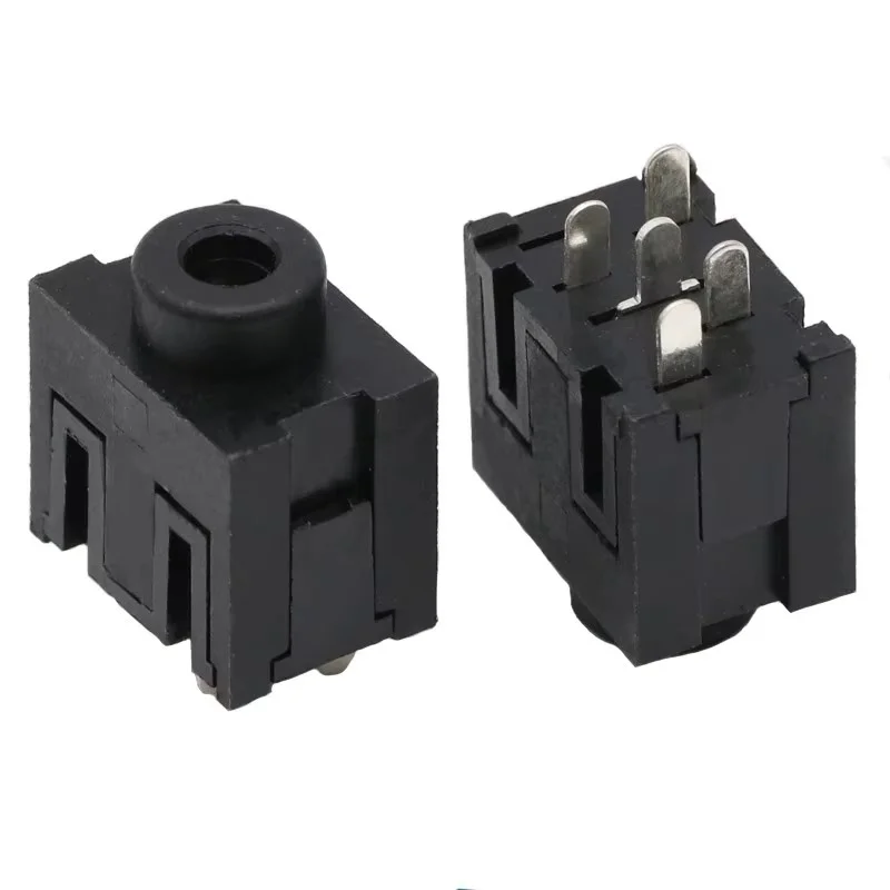 10pcs pj-333-5p 3.5mm Female Audio Connector 5Pin DIP Stereo Jack Socket Audio Jack Connector PJ333-6p