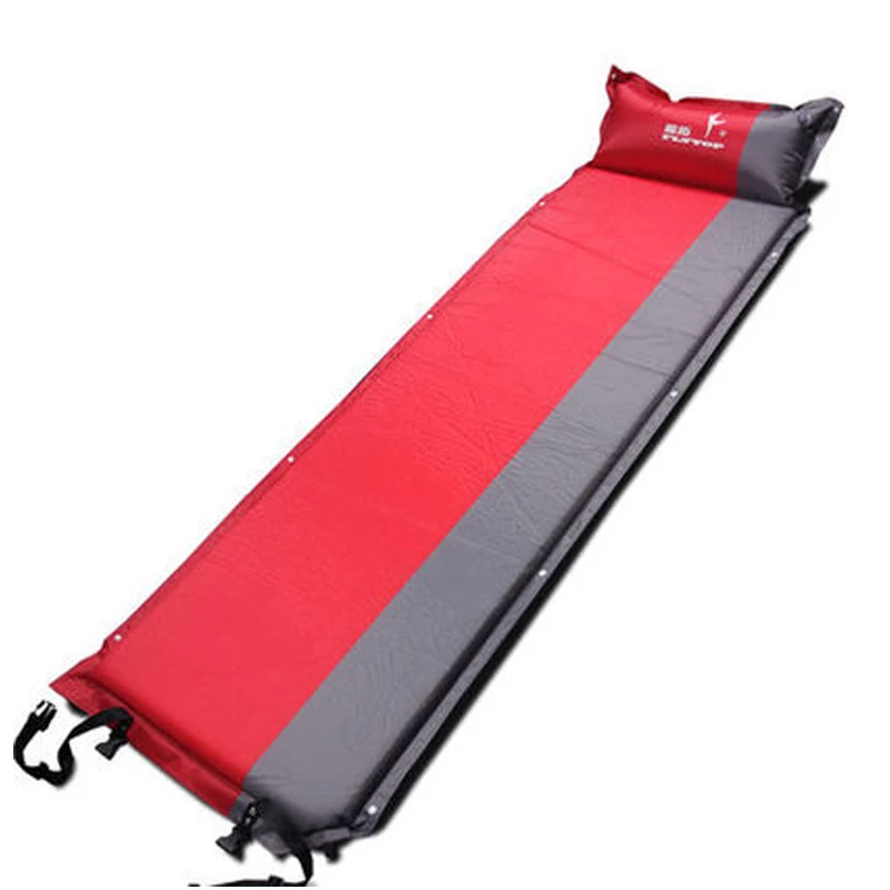 Flytop Single Person Automatic Inflatable Mattress Outdoor Camping Fishing Beach Mat Office Lunch Sleeping Pad  (170+25)*65*5cm