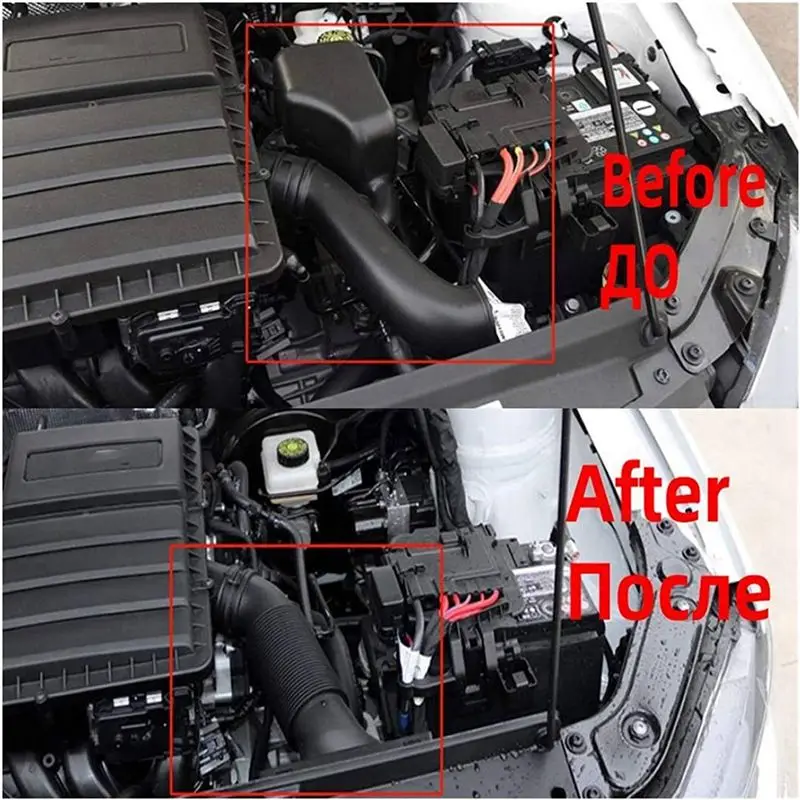 Leading-2X Car Intake Pipe Modification Air Intake Air Inlet Pipe For Skoda Rapid New Santana Jetta -Polo 2014-2019 1T0805971