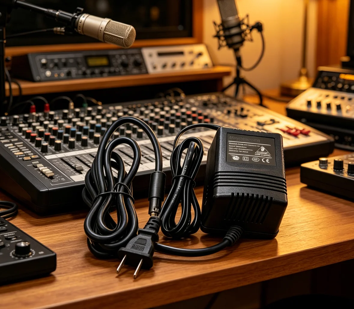 Adaptador de Corriente Externo BEHRINGER, Compatible con Mezclador de Audio UB502 802 XENYX 1002