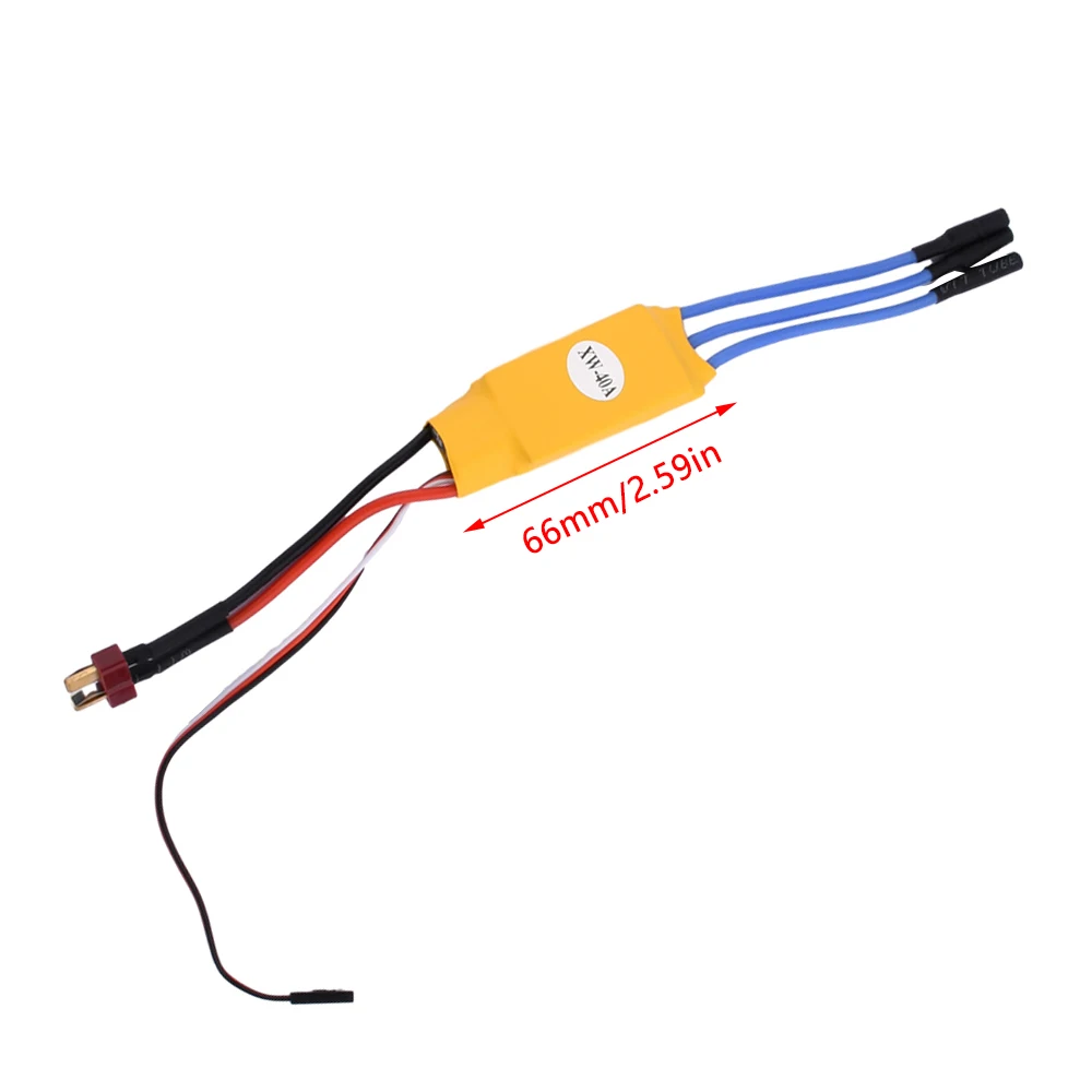 30A 40A RC bezszczotkowy sterownik silnika potencjometr ESC 6-16V moduł regulatora prędkości dla samolotu quadcopter Model drona helikopter